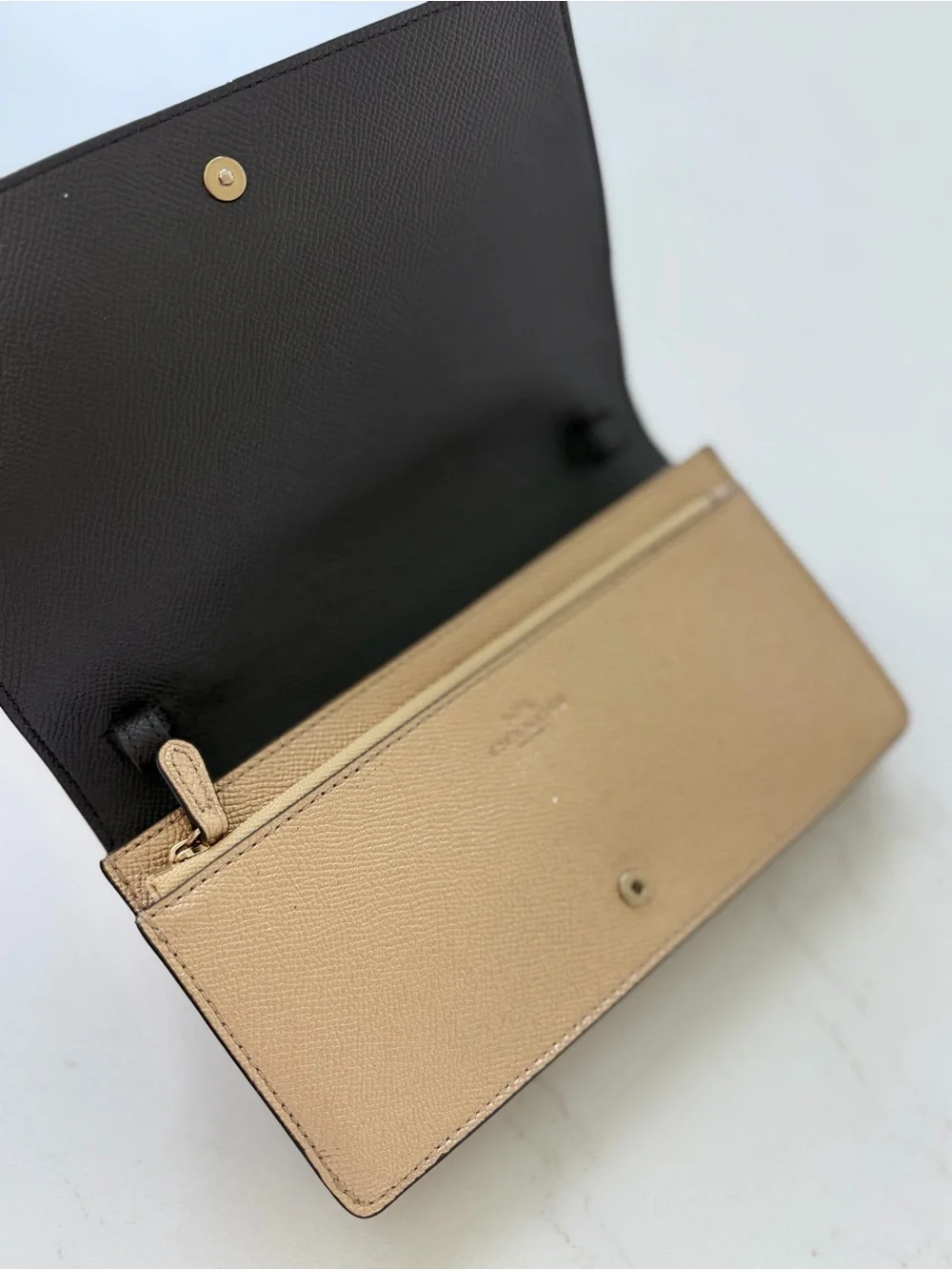 Coach Gold Glitter Crossbody Bag